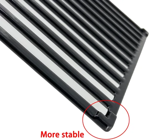 Miniatura 5 de Parts DC118 - Rejilla de cocción de hierro fundido para Brinkmann 810-1415-F, 810-1470, 810-8300, 810-8300-F, para Grill King 810-9325-0, juego de 3