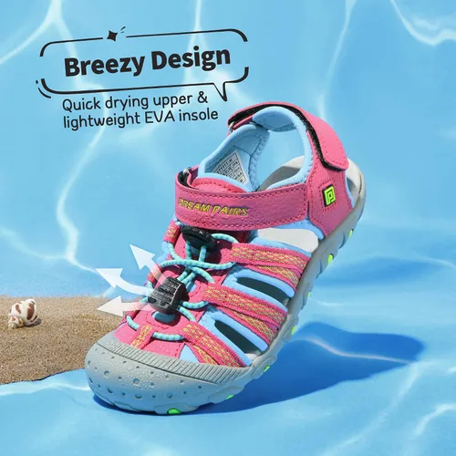 Miniatura 3 de Dream Pars - Sandalias de verano para niños y niñas, para niños pequeños y grandes, para exteriores