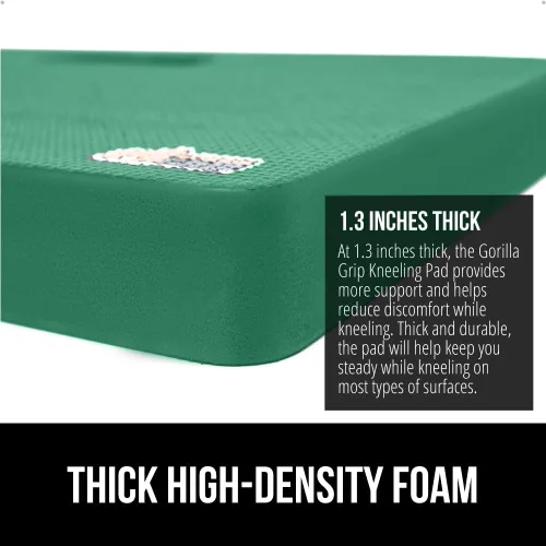 Miniatura 3 de GORILLA GRIP Almohadilla de arrodillarse extra gruesa con patente pendiente de espuma suave, cojines de rodillas grandes y de apoyo para jardinería