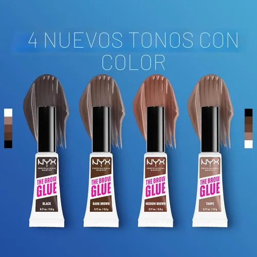 Miniatura 4 de NYX PROFESSIONAL MAKEUP - El pegamento para cejas, gel para cejas de fijación extrema - Transparente 01 Transparente
