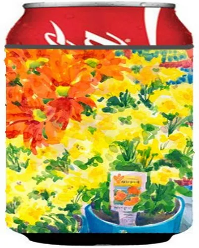 Miniatura 11 de Caroline's Treasures 6015LITERK Flower – Bird of Paradise Botella de vino Hugger Botella Enfriador de Frigorífico Hugger Funda Abrazadora Lavable a