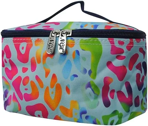 Miniatura 23 de NGIL Bolsa de cosméticos de viaje, bolsa organizadora de maquillaje para mujeres y niñas, Azul Rey Diamantina, Casual