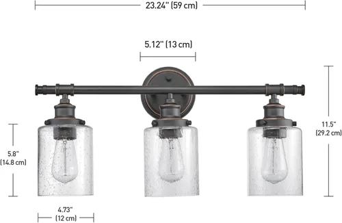 Miniatura 8 de Globe Electric 51415 Camden - Juego de baño (5 piezas)
