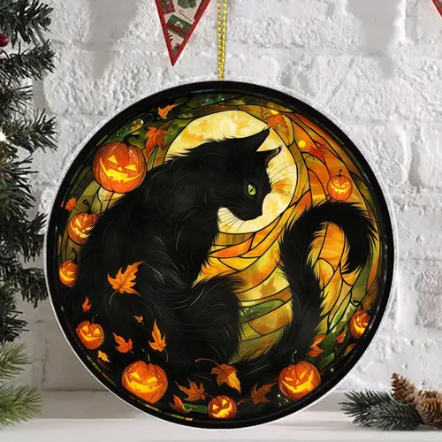 Miniatura 14 de Adorno de atrapasoles de cristal con diseño de mal de ojo, decoraciones de Navidad, adornos de Navidad para árbol, ideas de regalo de vacaciones