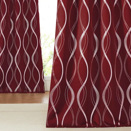 Miniatura 81 de NICETOWN Paneles de Cortinas Opacas para Dormitorio - Tratamiento de Ventanas con Aislamiento Térmico, Ojales Sólidos, Cortinas Opacas con Diseño