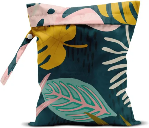 Miniatura 12 de Bolsa húmeda, bolsa húmeda y seca, bolsa húmeda para traje de baño, viajes, playa, piscina, ropa sucia, yoga, gimnasio, ropa, bolsa de maquillaje