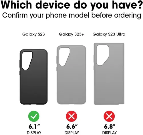 Miniatura 2 de OtterBox Galaxy S23 (Solo) - Funda Defender Series - Negra, Resistente y Duradera - con Protección de Puertos - Incluye Clip de Holster y Pata