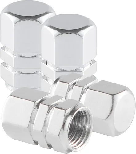 Alpmosn Tapones de Vástago de Válvula de Neumático de Aluminio, Cubiertas de Válvula de Rueda para Auto, Cubierta de Neumático a Prueba de Polvo,
