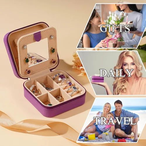 Miniatura 7 de Parima Regalo de graduación para niñas adolescentes Estuche de joyería de viaje, collar y caja de aretes Regalos para niñas adolescentes