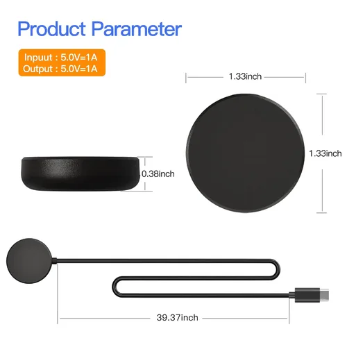 Miniatura 3 de AWINNER Cable USB C compatible con Samsung Galaxy Watch Charger (1 unidad)