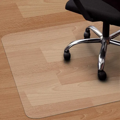 Miniatura 4 de Vicwe Alfombrilla para Silla de Oficina para Suelo de Madera Dura, 2 PCS, 30 x 48 pulgadas Completamente Transparente Protector de Alfombrilla