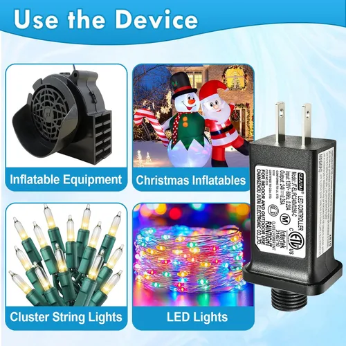 Miniatura 5 de PremierAdapter - Fuente de alimentación de 24 V 6 W para CZJUTAI JT-EL/FC240V0250-C 24V6W /4.5W/3.6W /1.35W para iluminación de Navidad, cadena