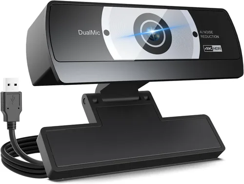 Miniatura 7 de Cámara web Full HD 1080p para PC Cámara para computadora portátil Cámara web Cámara de transmisión de escritorio, micrófono incorporado, Plug & Play
