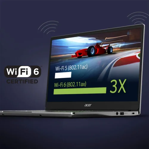 Miniatura 2 de Acer Swift 3 - Computadora portátil delgada y ligera, 14pulgadas, alta definición, IPS, AMD Ryzen 5 4500U, procesador Hexa-Core con gráficos Radeon