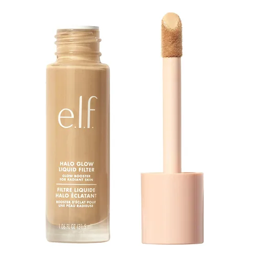 Miniatura 13 de e.l.f. Filtro líquido Halo Glow, potenciador de tez para un aspecto brillante y suave de enfoque, infundido con ácido hialurónico, vegano y libre