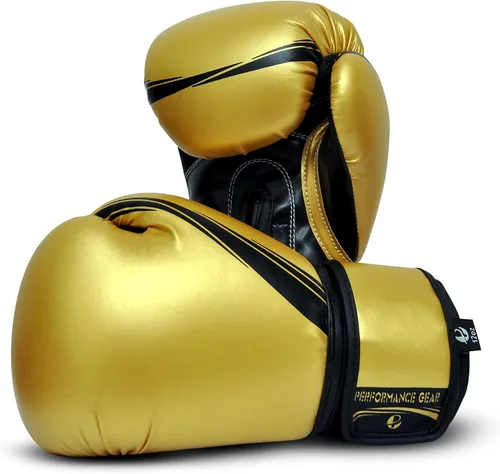 Guantes de boxeo metálicos - MMA Muay Thai Training & Fight Oro