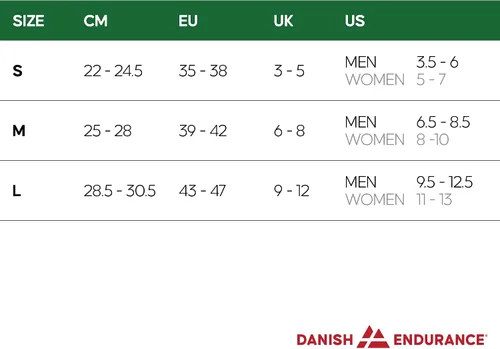 Miniatura 6 de DANISH ENURANCE - Calcetines de senderismo para exteriores, lana merino, hombres y mujeres, paquete de 2