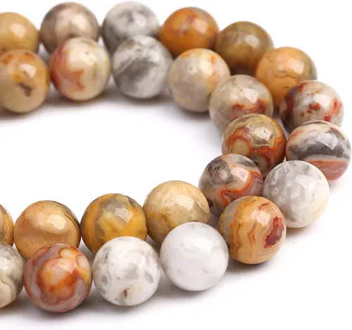 Miniatura 87 de 100 cuentas redondas sueltas de hematita negra de grado AAA para hacer joyas y pulseras