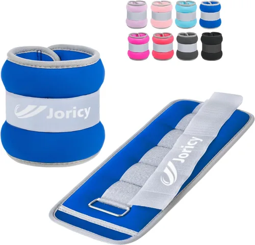 Miniatura 18 de Ankle Weights A Pair of 1/2/3/4/6/8/10/12/20 LBS Wrist Leg Arm Weights for Women Men with Adjustable Straps, Strength weighted for Physical Therapy