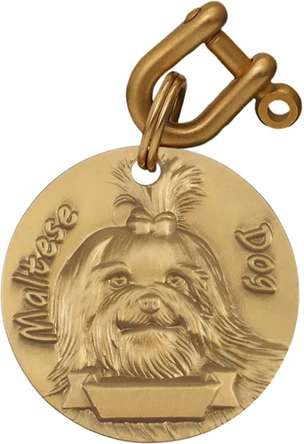 Miniatura 11 de Etiquetas de identificación para mascotas de cobre puro, etiquetas de nombre de perro personalizadas en relieve 3D con letras personalizadas