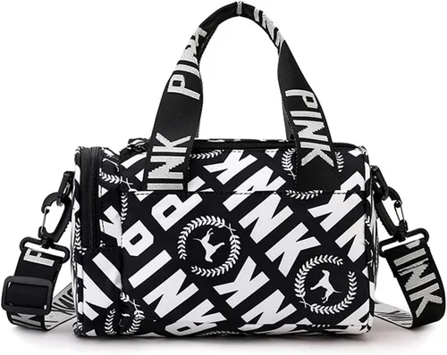 Mini bolsa cruzada pequeña para gimnasio para mujeres y hombres, bonita bolsa de lona pequeña, bolsa deportiva estética, bolsa de gimnasio