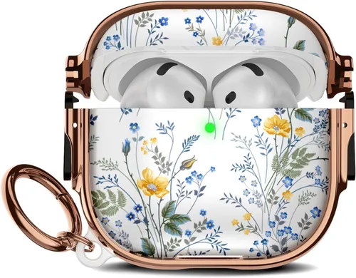 Miniatura 36 de Maxjoy para Funda Linda de AirPods 2 (2019) con Bloqueo de Seguridad, Compatible con Funda de AirPod de 2ª Generación de Mármol para Mujeres