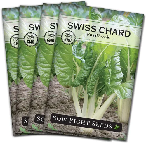 Miniatura 9 de Sow Right Seeds - Semilla de acelga Fordhook para plantar - Paquete de reliquia sin OMG con instrucciones para plantar y cultivar un huerto