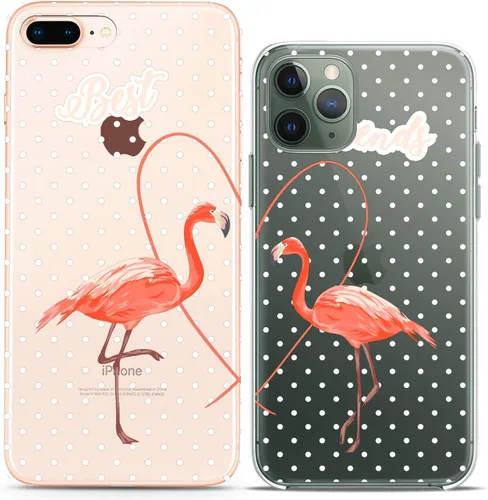 Miniatura 14 de Fundas a juego para parejas compatibles con iPhone 16 15 14 13 12 11 Pro Max Mini Xs X 6s 8 Plus 7+ Xr 10 SE 5 Doxie Dog Paw Pattern Cute Art Mate