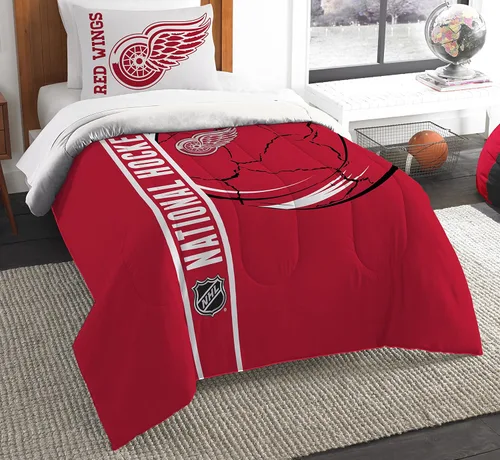 Miniatura 17 de Juego de edredón y funda de almohada para cama individual o matrimonial/queen, con licencia oficial de la NHL