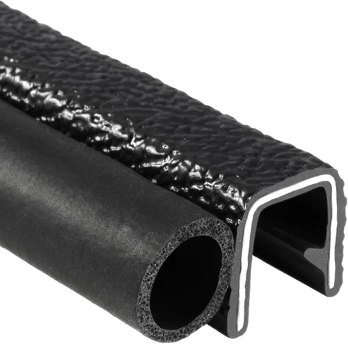 Trim-Lok Sello de recorte con bombilla lateral – Se adapta a borde de 1/4 pulgadas, diámetro de sello de bombilla de 3/8 pulgadas, 25 pies de