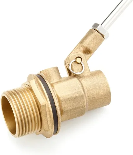 Miniatura 2 de 304 Stainless Steel Adjustable Float Ball Valve with G Female NPT Male Adapter for Water Tank Level Control (1/2")