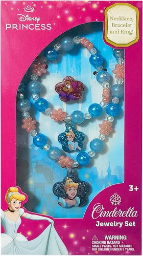 Miniatura 8 de LUV HER Disney Girls Jewelry Set - Dress up Toy Jewelry Box Set with Bead Necklace, Bracelet and Ring - Play Accessories - Ages 3+