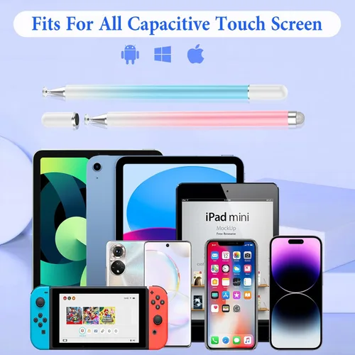 Miniatura 7 de Lápiz capacitivo magnético de 2 en 1 con disco para pantallas táctiles, compatible con iPhone/iPad/Android/Microsoft/Surface y todas las pantallas