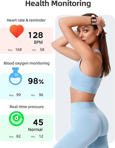 Miniatura 4 de Parsonver Reloj inteligente para teléfonos iOS y Android (respuesta/hacer llamadas), relojes de pantalla HD para mujeres, reloj de seguimiento