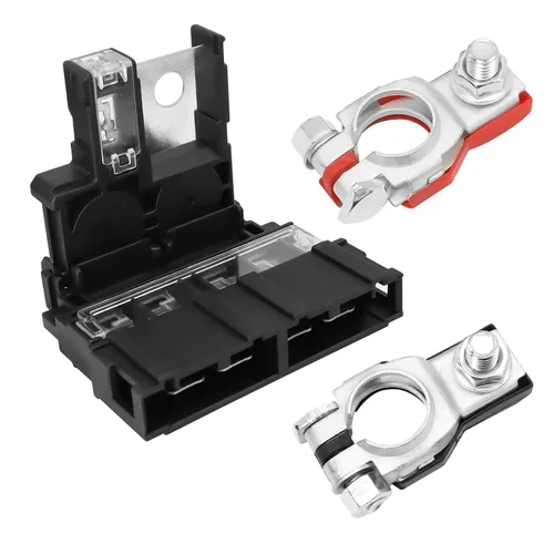 Miniatura 9 de Fusible de batería 24380-79913 y abrazadera de terminal de batería positiva 24340-7F000 para Nissan NV200 2013-2022 350Z 2003-2009 para Infiniti