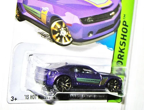 Miniatura 4 de Hot Wheels, 2015 HW Workshop, '13 Hot Wheels Chevy Camaro Edición Especial [Púrpura] 232/250