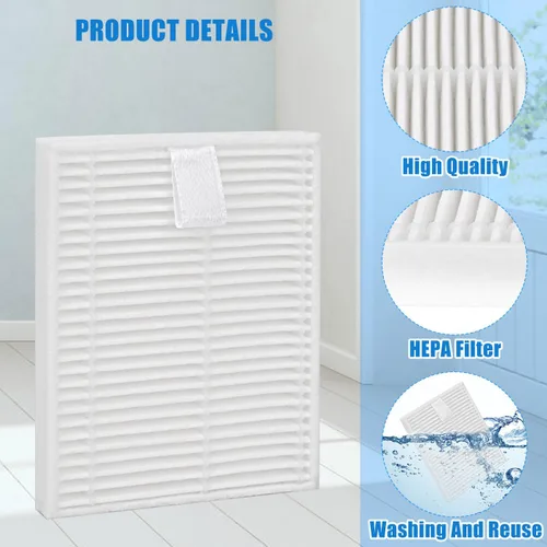 Miniatura 3 de Filtros de repuesto para Roborock Q7 M5: Para Q7 M5+/Q7 L5/Q7 L5+ Filtro de filtro vertical de limpieza del hogar, filtro de repuesto, lavable y 4