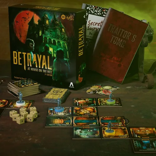 Miniatura 3 de Avalon Hill Hasbro Gaming Betrayal at The House on The Hill - Juego de mesa cooperativo de 3ª edición, para edades de 12 años en adelante, 3-6