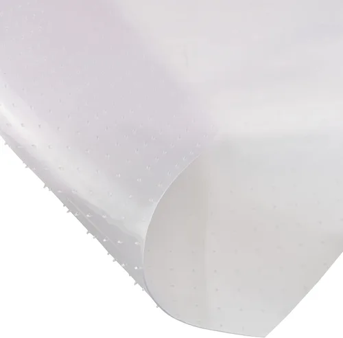 Miniatura 2 de Tapete octágono para silla de juegos, computadora y silla de oficina para alfombra, transparente, 46 x 49.5 pulgadas, fabricado en los Estados Unidos