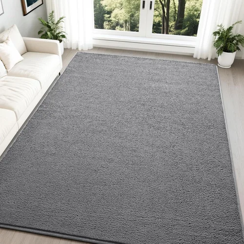Nuttumico - Alfombras grandes y modernas para dormitorio, sala de estar, alfombra gris de 5 x 7 pies, alfombra de interior de espuma viscoelástica