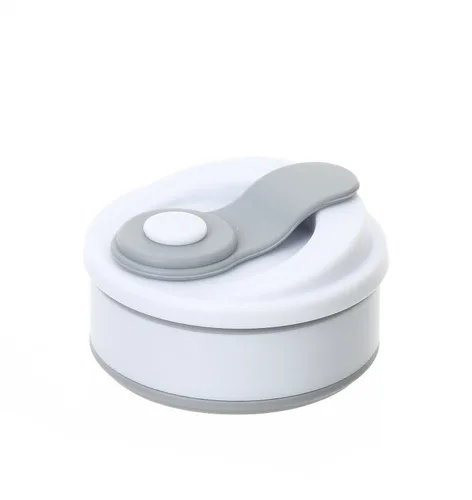 YBM Home Taza de viaje plegable de silicona con tapa - Vaso plegable de silicona irrompible para acampar y viajar, 12161vc-1