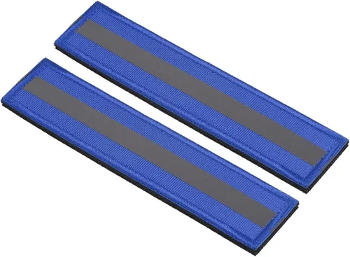 Miniatura 11 de PATIKIL Parche reflectante de 1 x 6, 2 piezas de cierre de gancho y bucle de seguridad para deportistas nocturnos, trabajadores, excursionistas, Rojo