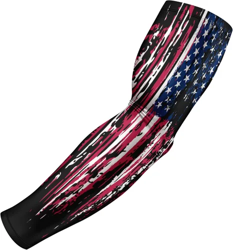 Miniatura 12 de B-Driven Sports Sleeve Pro-Fit - Manga Patriótica - Estados Unidos, Cuba, México, Israel, Canadá, Venezuela, Rep. Dominicana - Individual Bandera