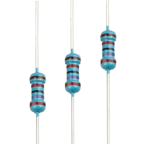 Miniatura 19 de 100pcs 1 ohm Resistor 1/4w (0.25 W) Resistencia fija de película metálica de tolerancia ±1%, múltiples valores de resistencia opcional