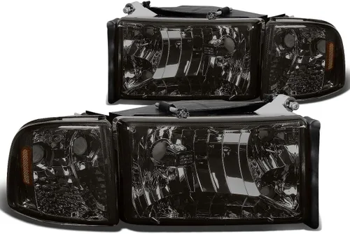 Miniatura 8 de DNA MOTORING HL-OH-DR944P-BK-AM Montaje para luz delantera, para el lado del piloto y del acompañante, color negro/ámbar