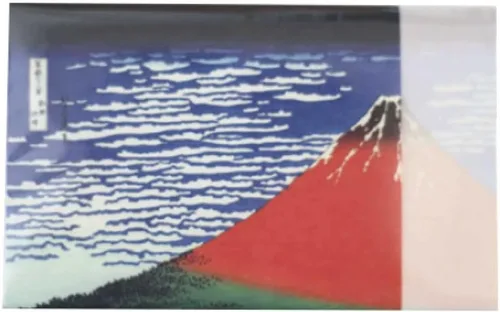 Miniatura 8 de Ukiyoe Design of Katsushika Hokusai "Hodogaya on The Tokaido" de Treinta y seis vistas del Monte Fuji Mino Washi Torecón Japonés Kaishi Papel 20