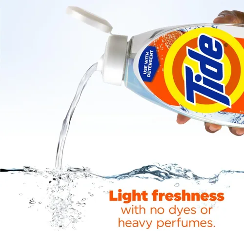 Miniatura 8 de Tide Enjuague de Tela de Limpieza Profunda con 3X Poder Contra Olores, Aroma Original, 48 oz