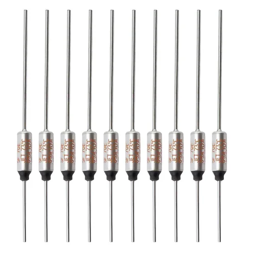 Miniatura 8 de SF119E-121 grados de metal de corte térmico fusible térmico 10A 250 V para transformador de motor eléctrico industrial electrodoméstico 10 unids
