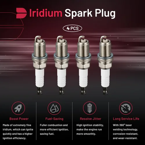 Miniatura 5 de BDFHYK IFR6A-11 Bujías de iridio compatibles con Lexus para Toyota HS250h ES330 GS300 LS430 Matrix Camry 4Runner RAV4 Tundra Sienna 1.6L 2.0L 3.0L