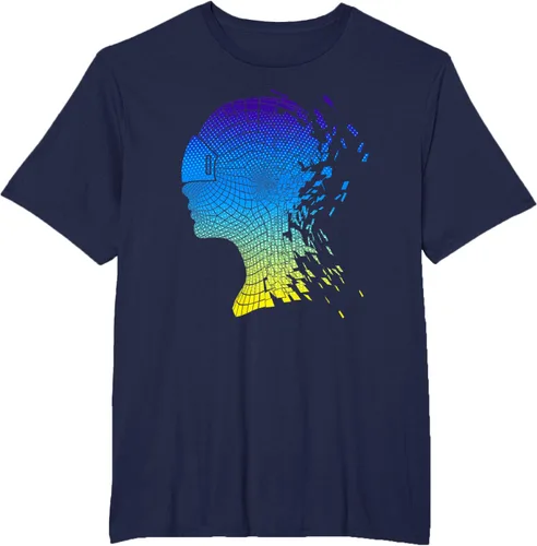 Miniatura 21 de Camiseta con diseño de auriculares de realidad virtual de VR Fans, Negro, S